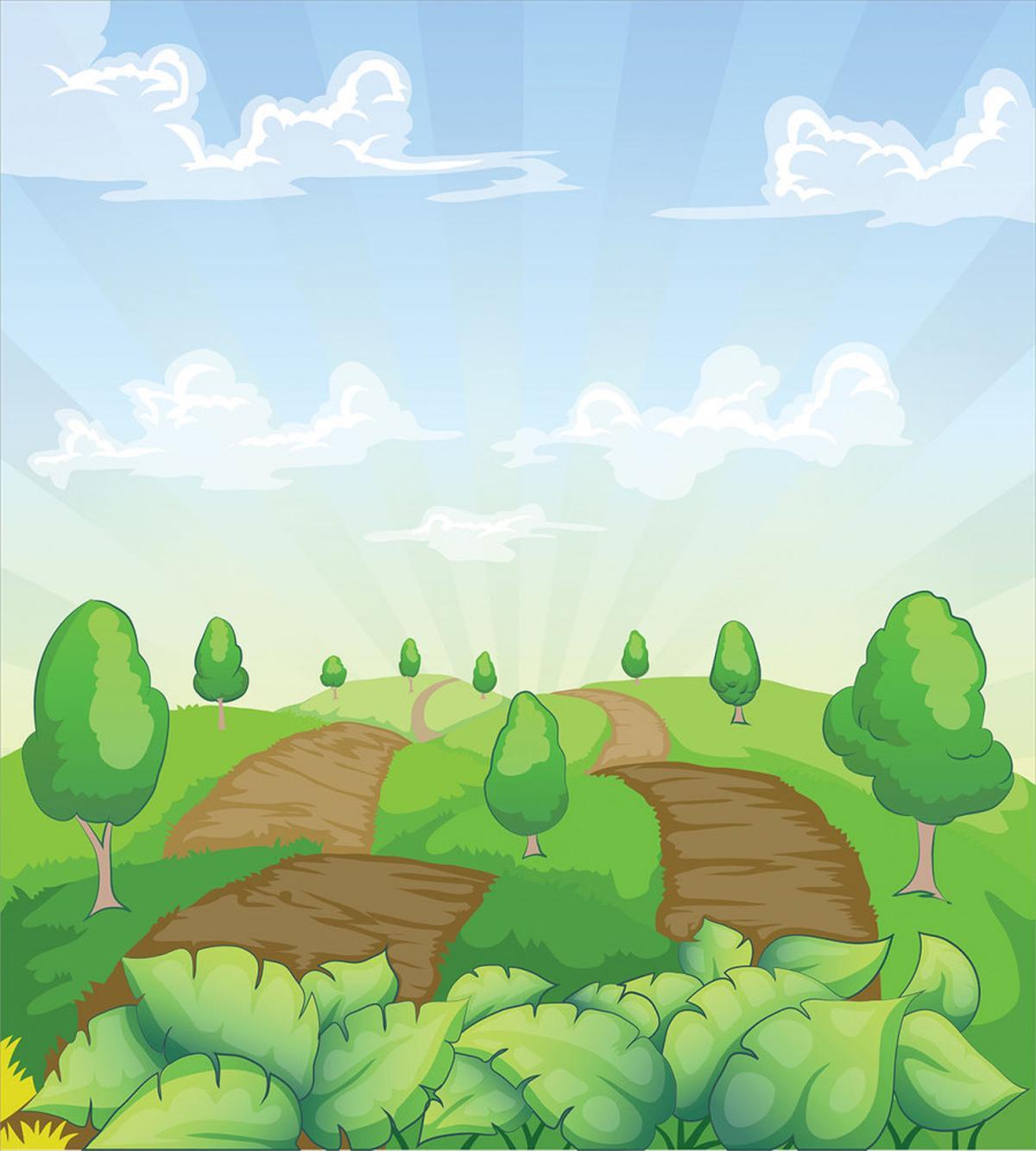 Idyllic Farm Fields — Pattern