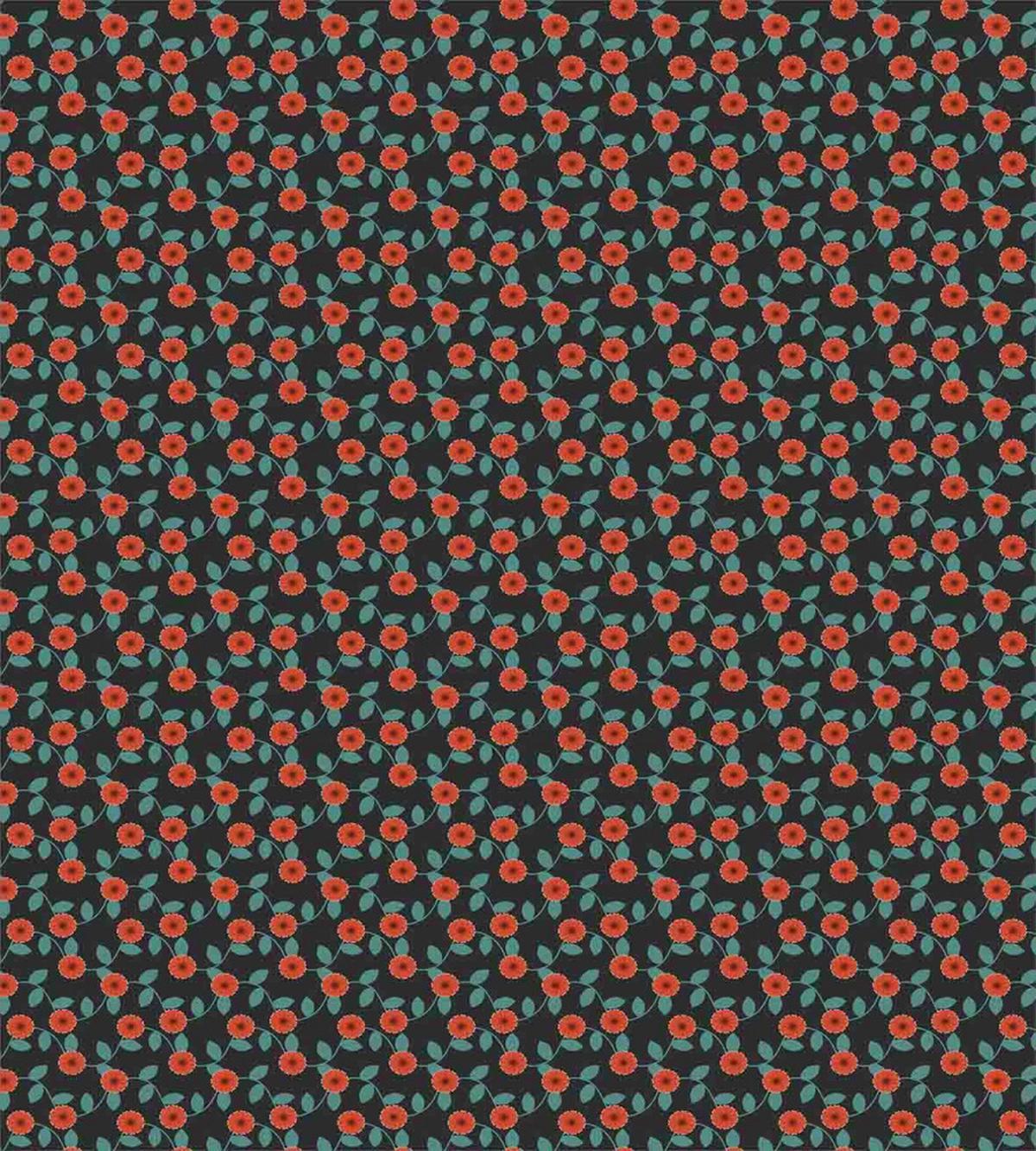 Summer Leafy Stems Foliage — Pattern
