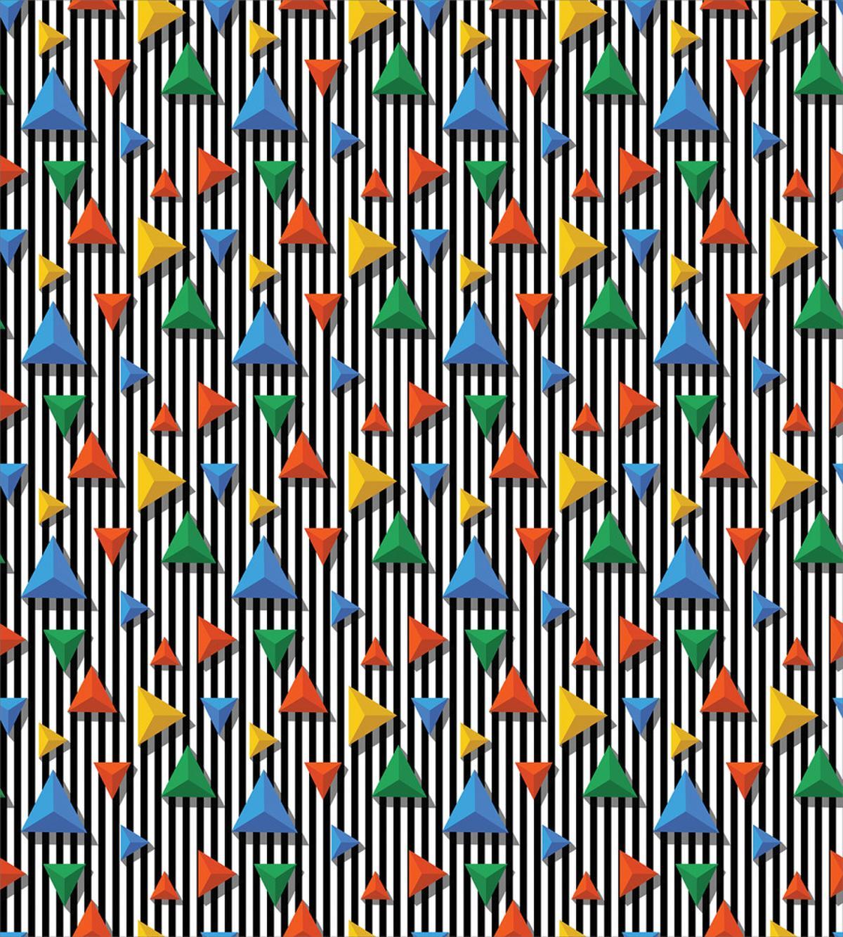 Colorful 3D Pyramid — Pattern