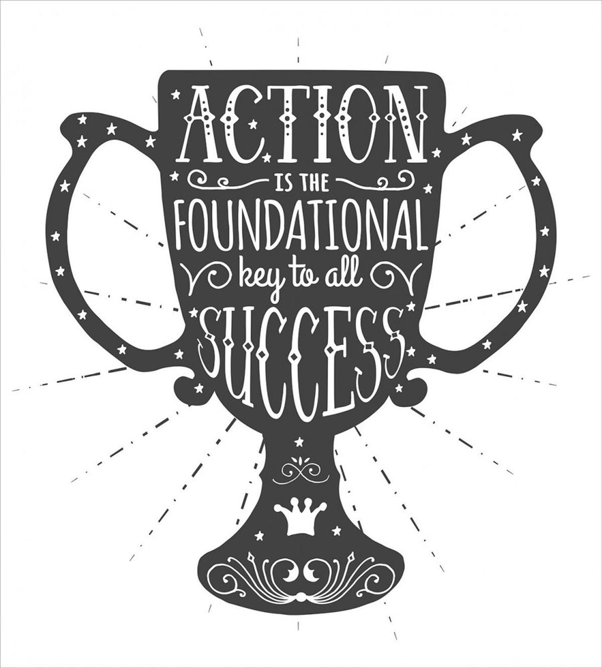Motivational Saying Trophy — Pattern