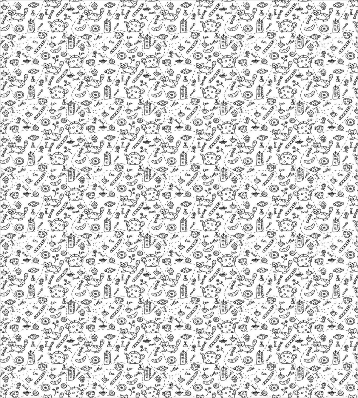 Tea and Coffee Cats — Pattern