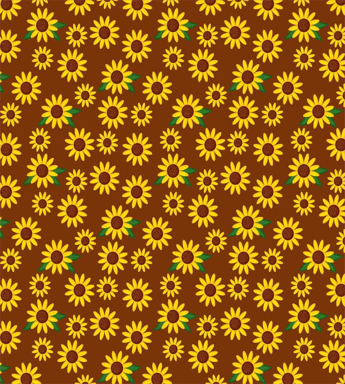 Cartoon Blossoms — Pattern