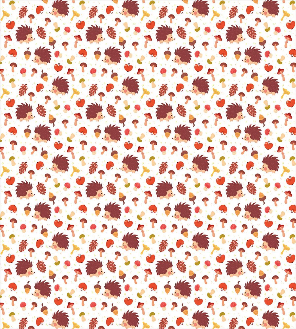 Autumn Hedgehog Acorns — Pattern