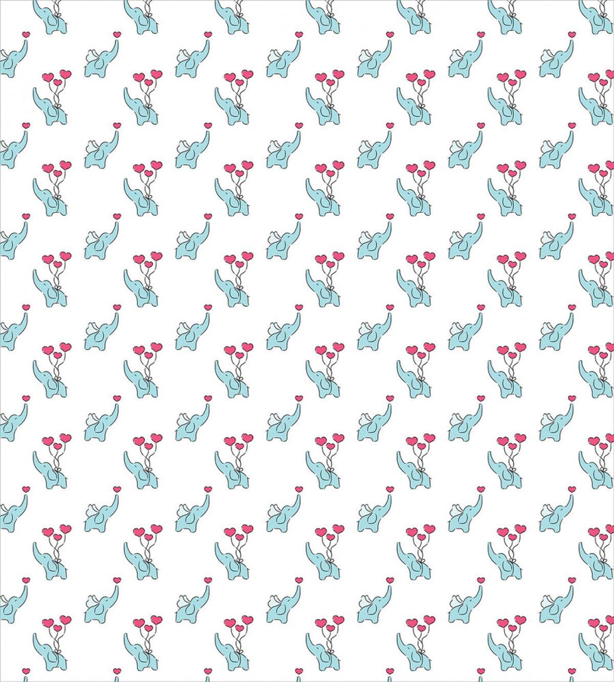Elephants and Heart — Pattern