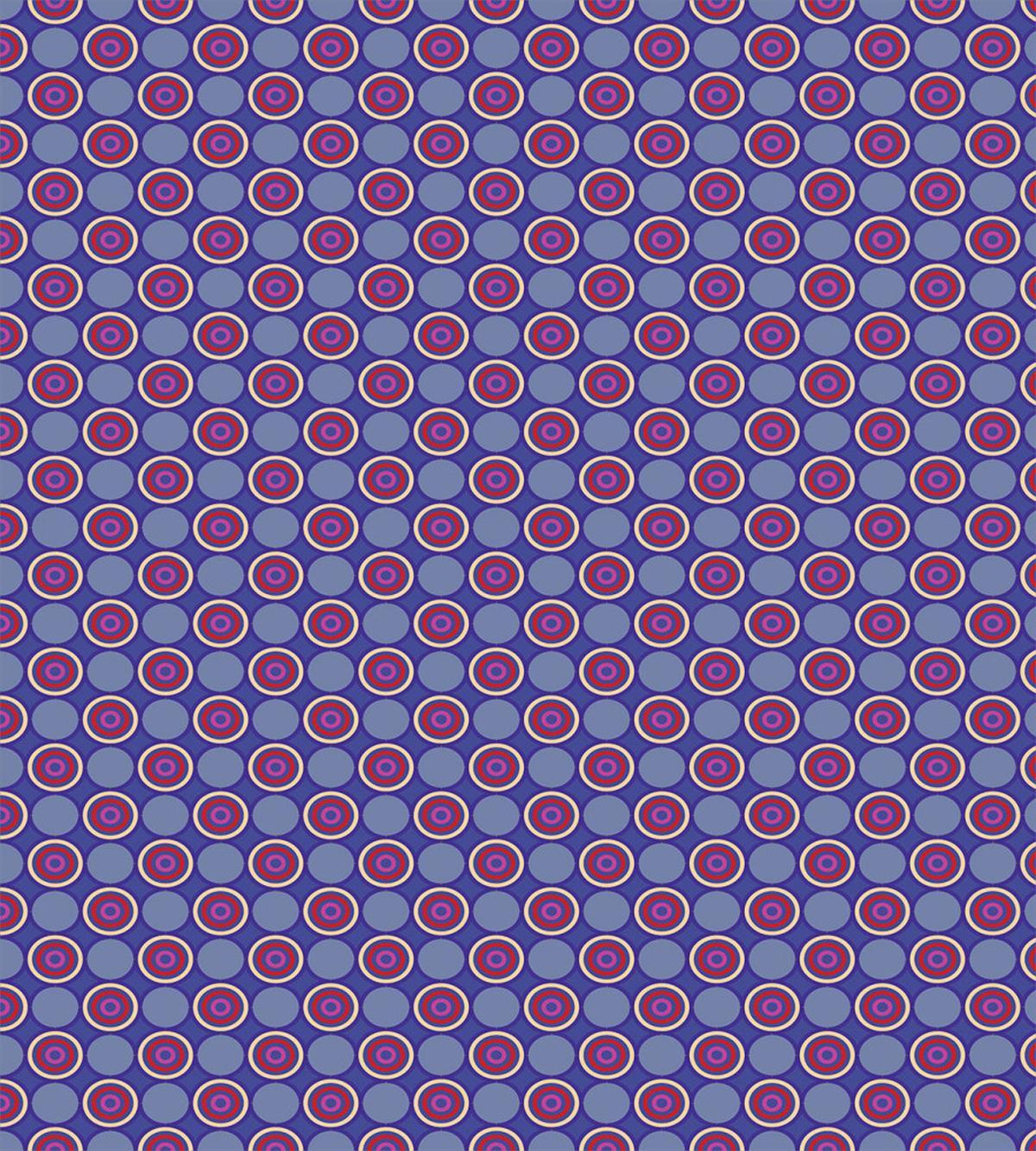 Abstract Retro Rounds — Pattern