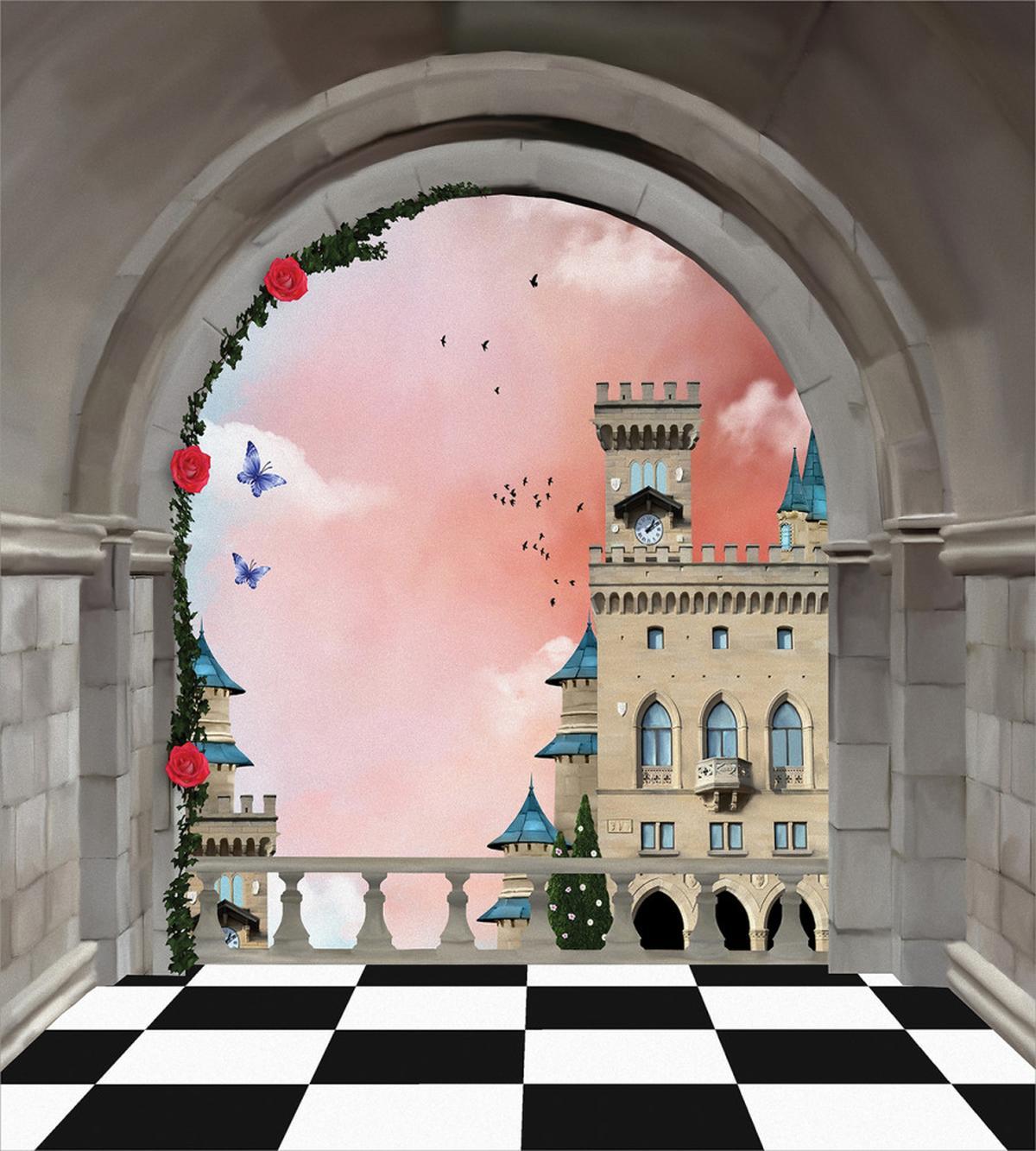 Medieval Castle Balcony — Pattern