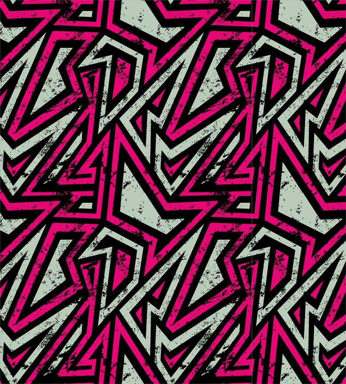Retro Geometric Lines — Pattern