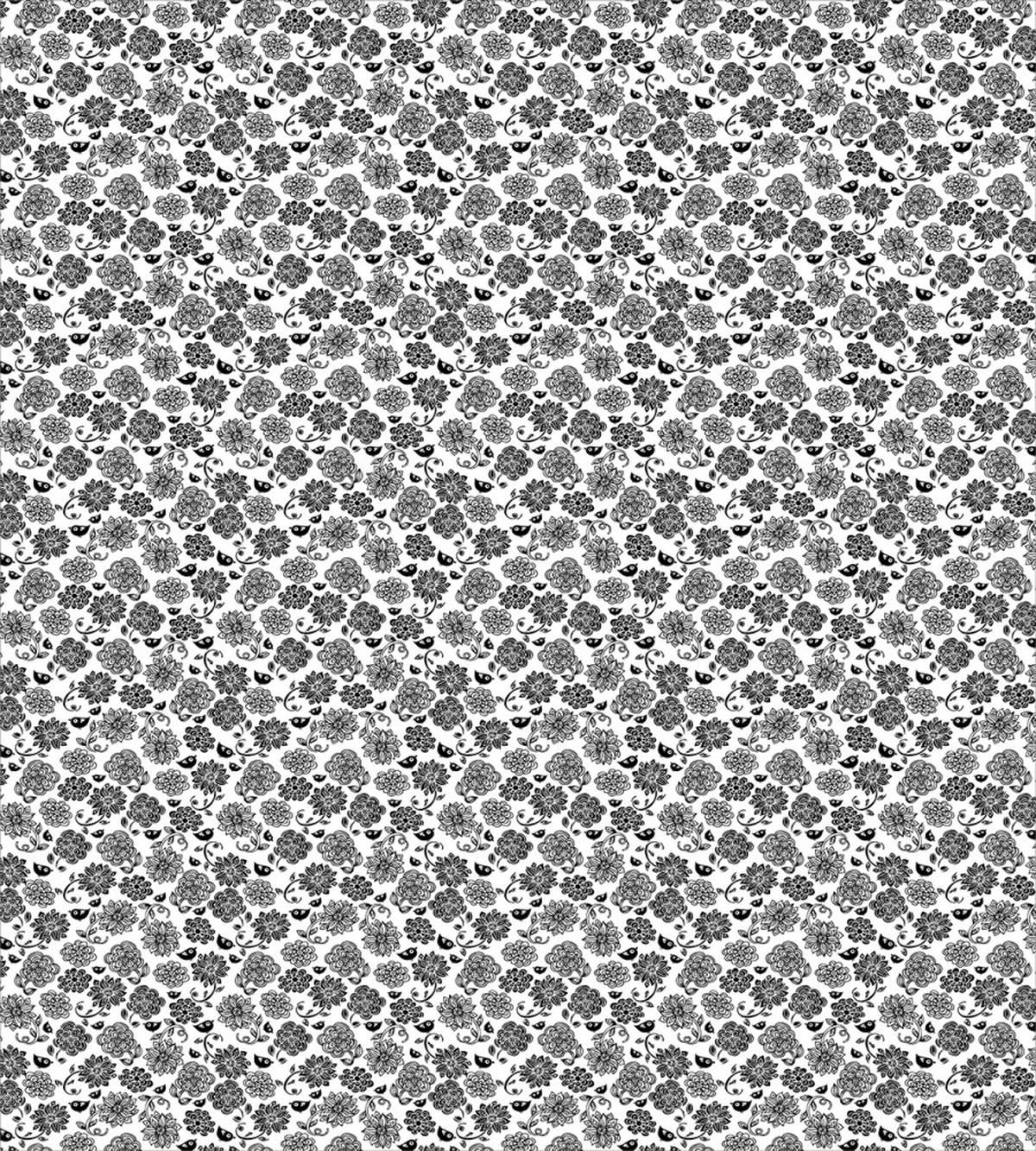 Leaves Birds — Pattern