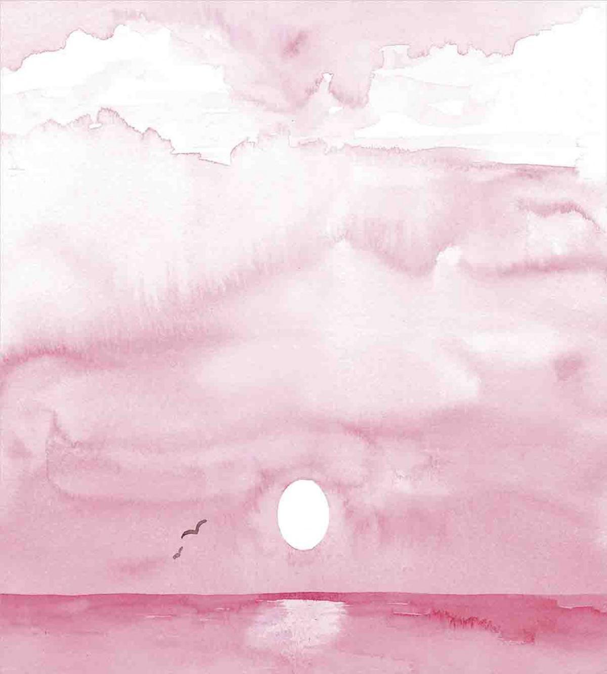 Sunrise Birds Horizon Art — Pattern