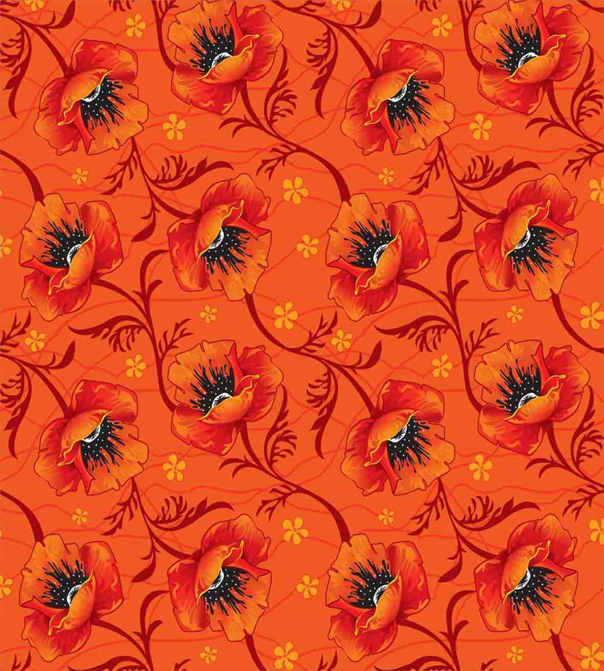 Poppy Flower Romance — Pattern