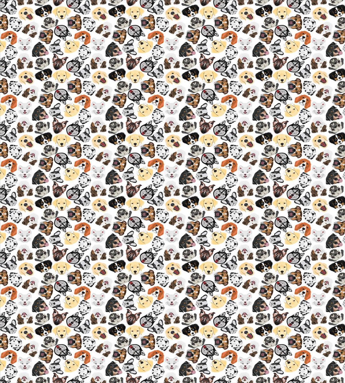 Types of Dog Faces Heads — Pattern