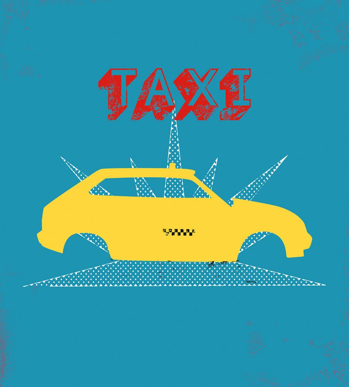 Old Cab Grunge Typography — Pattern