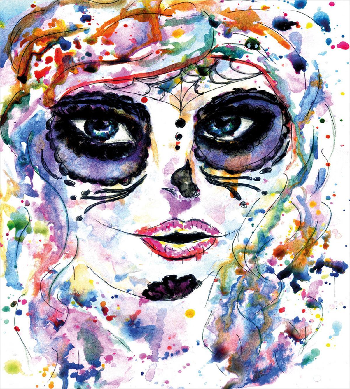 Creepy Makeup Girl — Pattern