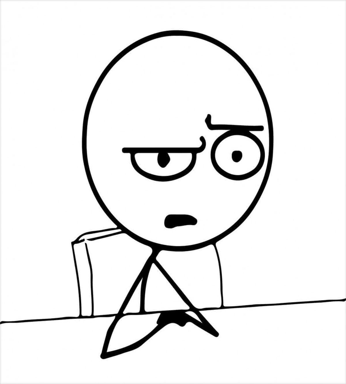 So What Guy Meme Face — Pattern