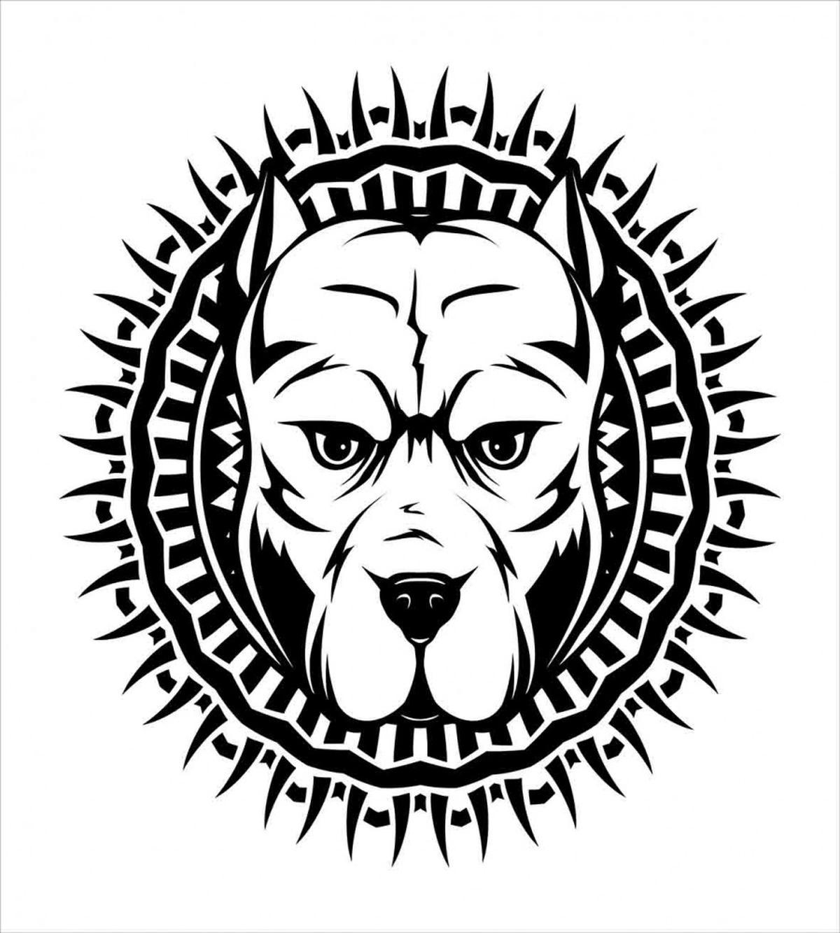 Aggressive Fighting Dog — Pattern