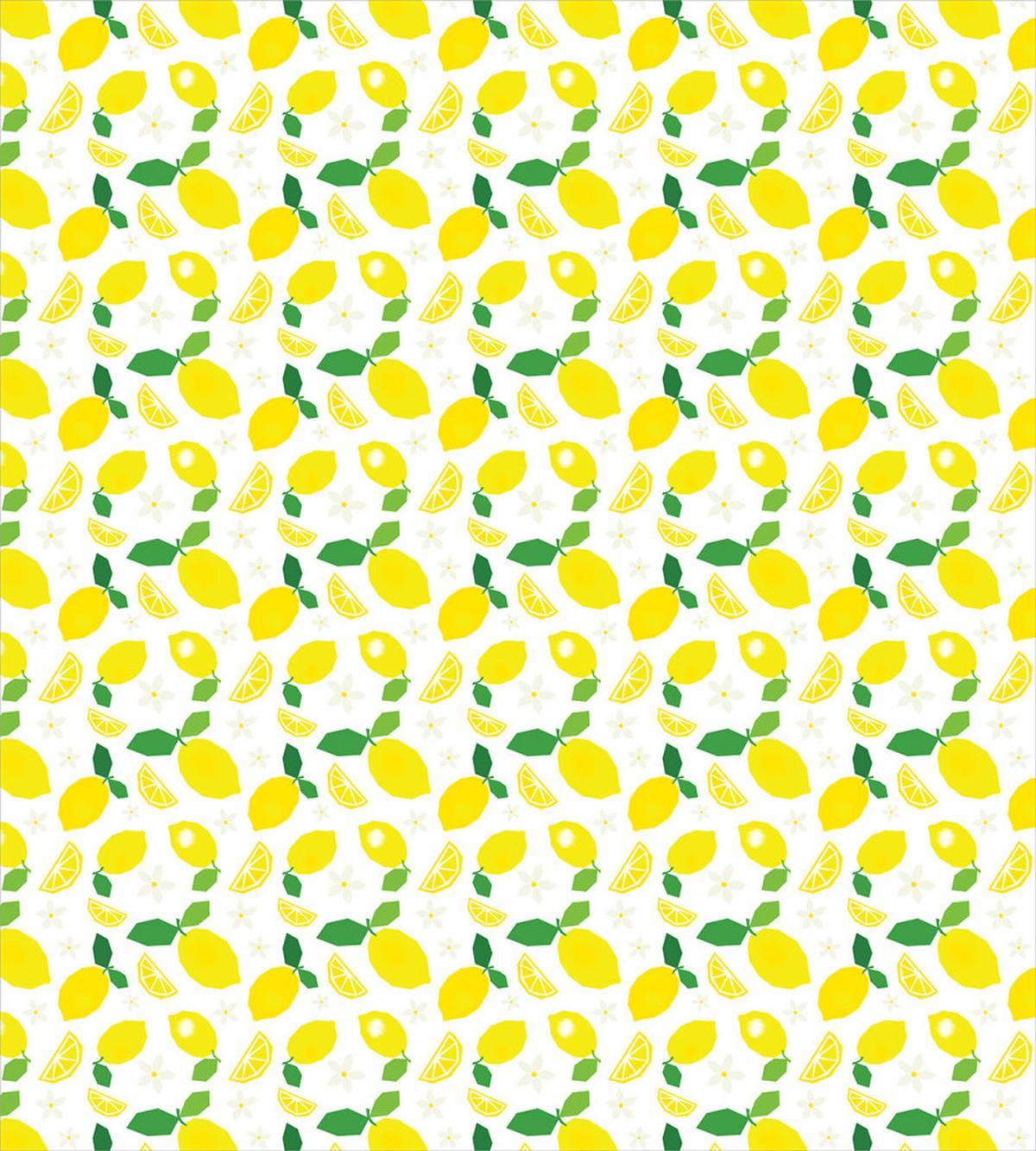 Citrus Leaves Flower Graphic — Pattern