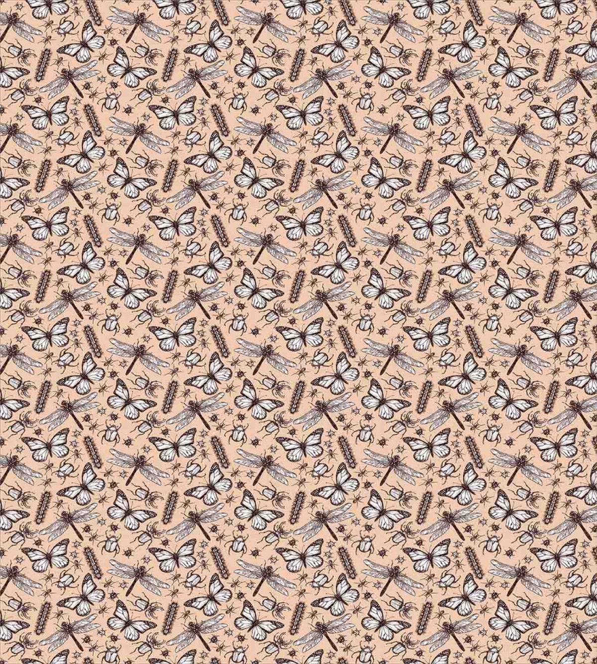 Insect Butterfly Sketch — Pattern