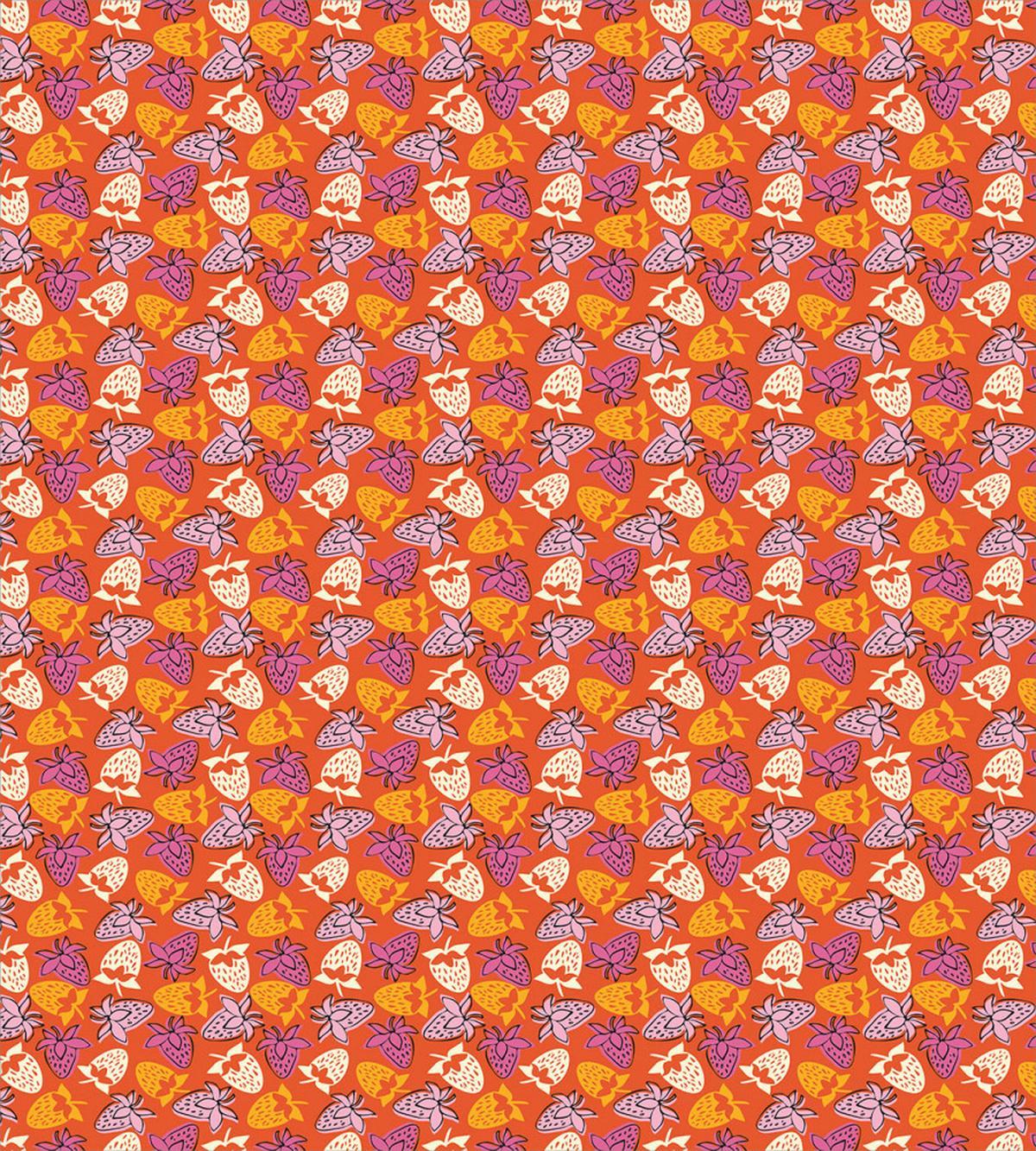 Colorful Strawberries Pattern — Pattern