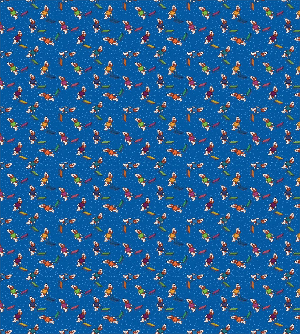 Christmas Time Dogs with Sleds — Pattern