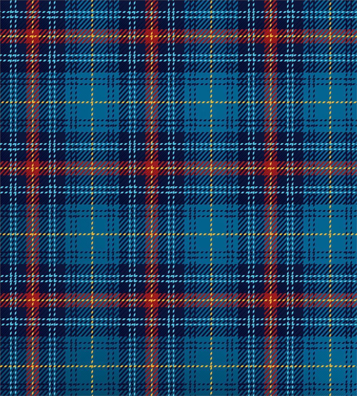 Thin Lines in Blue — Pattern