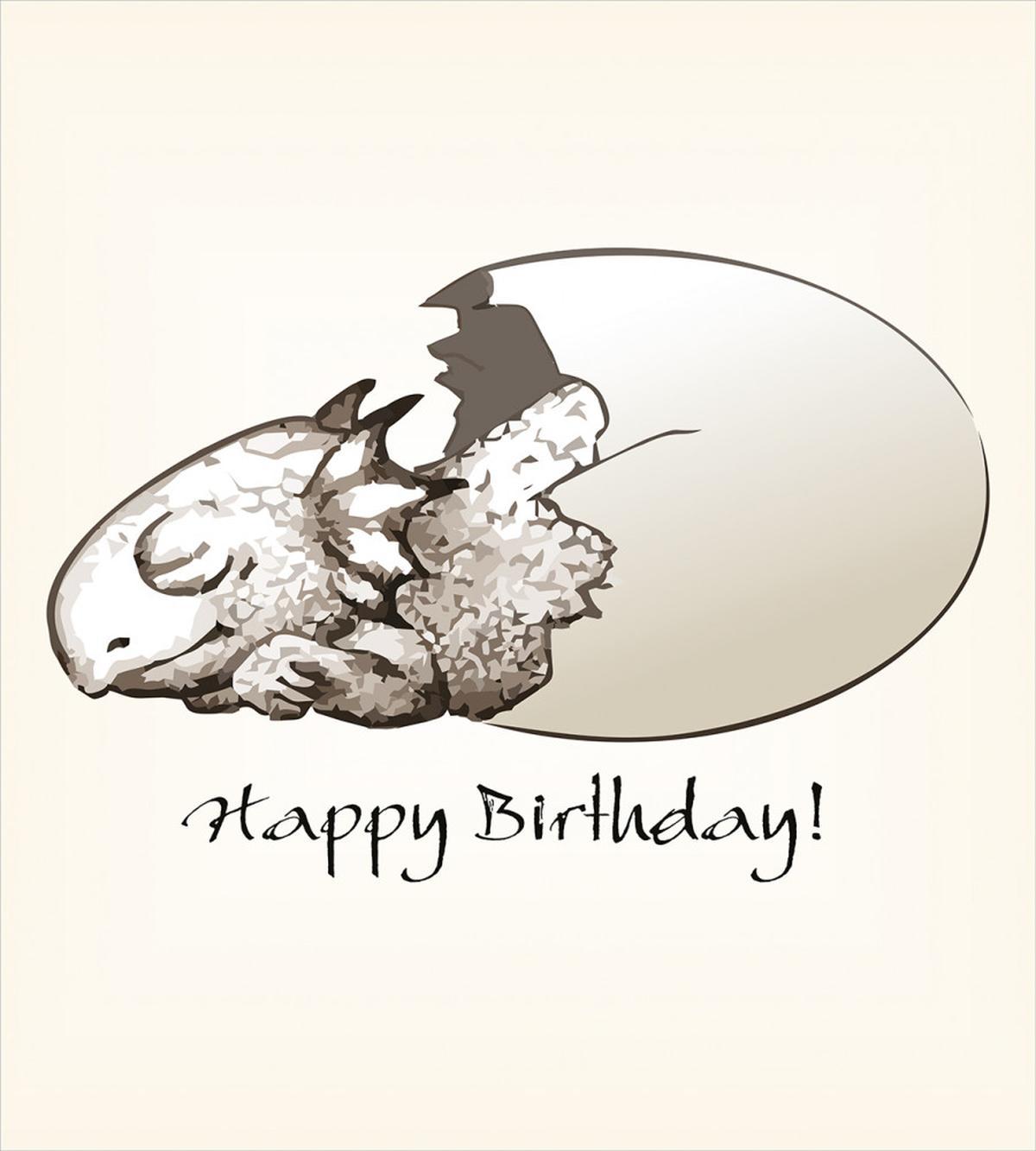 Birthday Newborn Dino — Pattern