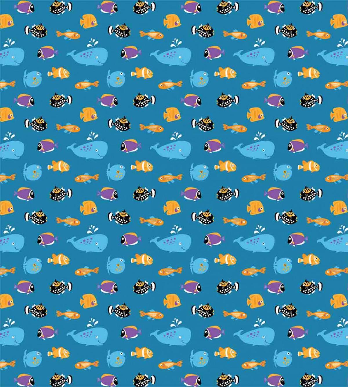 Whale and Aquarium Fauna — Pattern