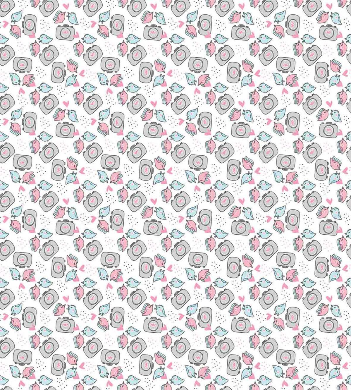 Valentines Day Camera Animal — Pattern