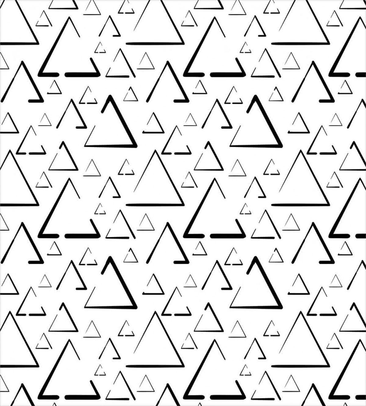 Monochrome Triangles — Pattern