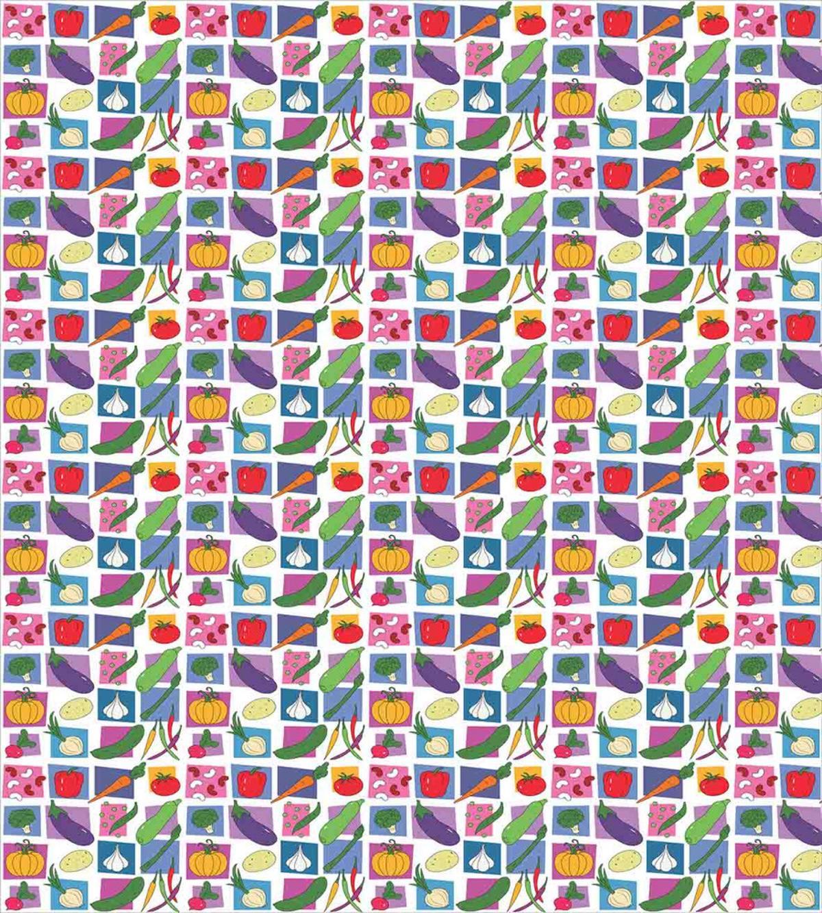 Colorful Vegan Food — Pattern