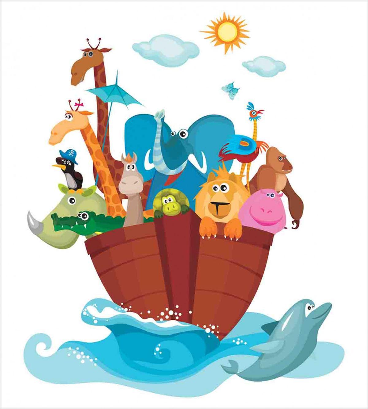 Old Ark with Animals — Pattern