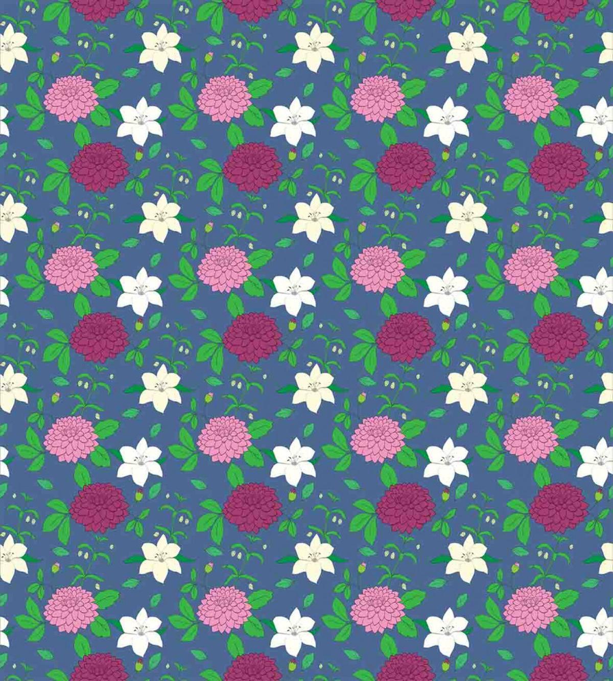 Bloosming Petals and Leaves — Pattern
