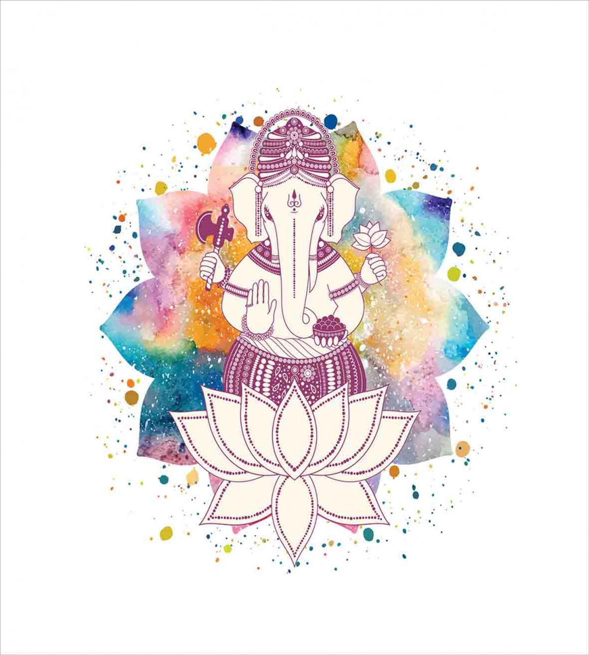 Yoga Zen Theme Artwork — Pattern