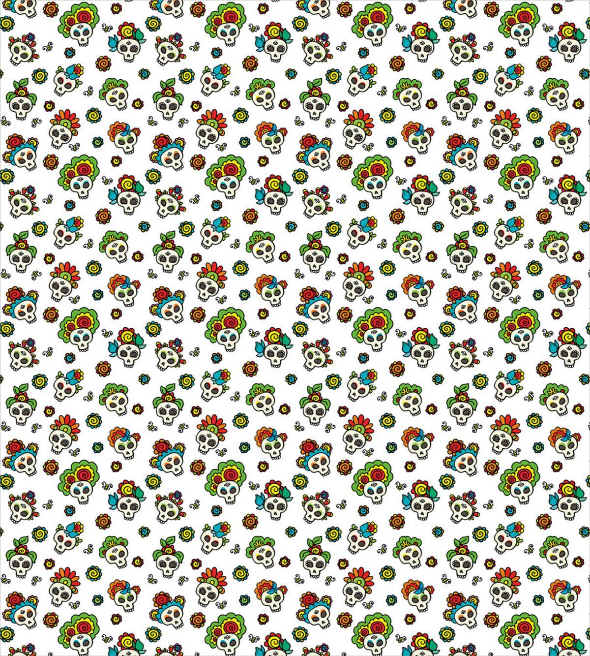 Dead Sugar Skull Flowers — Pattern