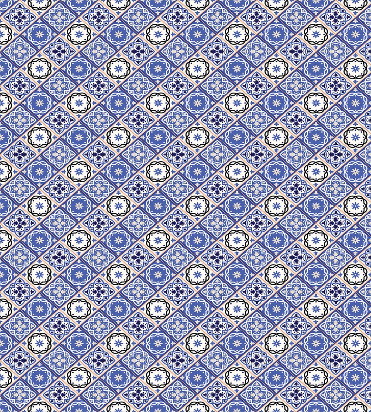 Geometric Azulejo Design — Pattern