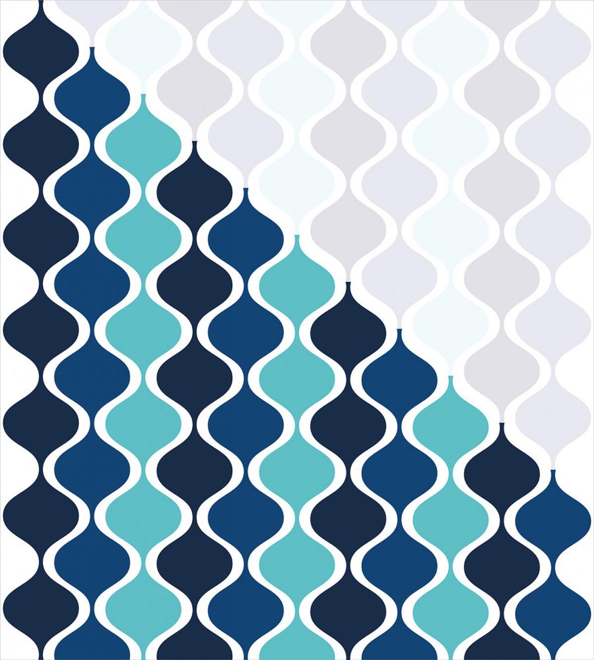 Wavy Stripes Spirals — Pattern