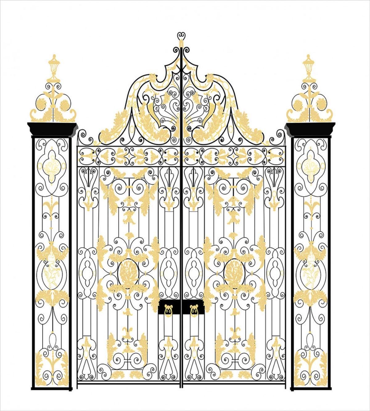 Kensington Royal Palace Door — Pattern