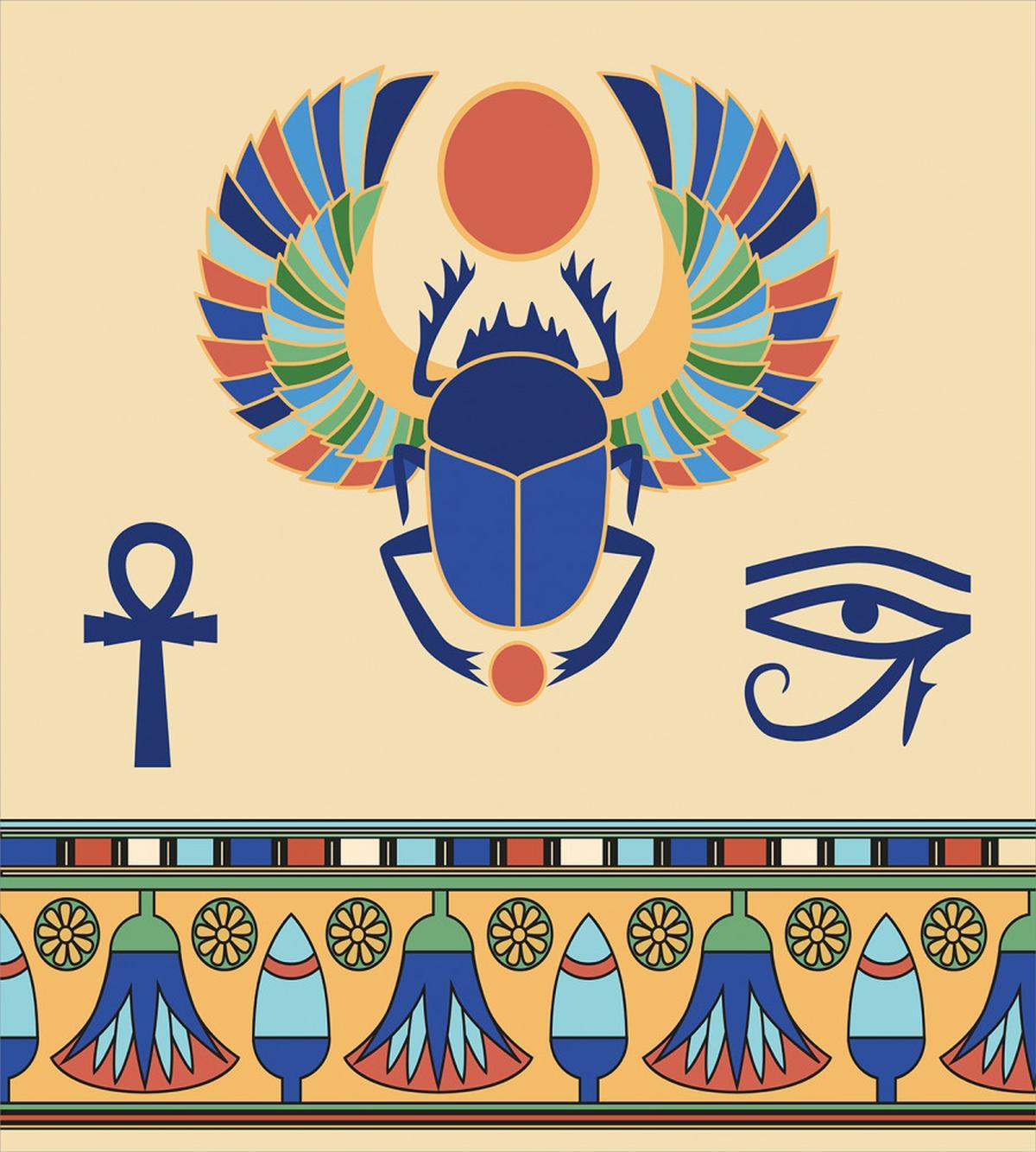 Scarab Eye Motif — Pattern