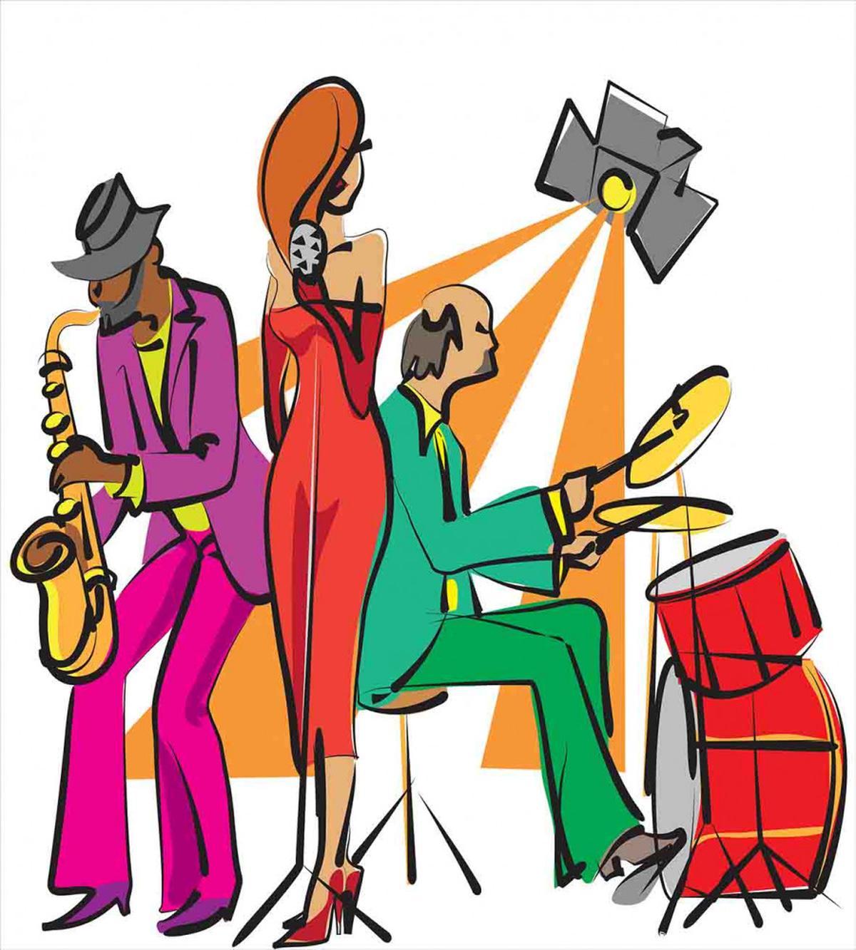 Jazz Band on Stage — Pattern