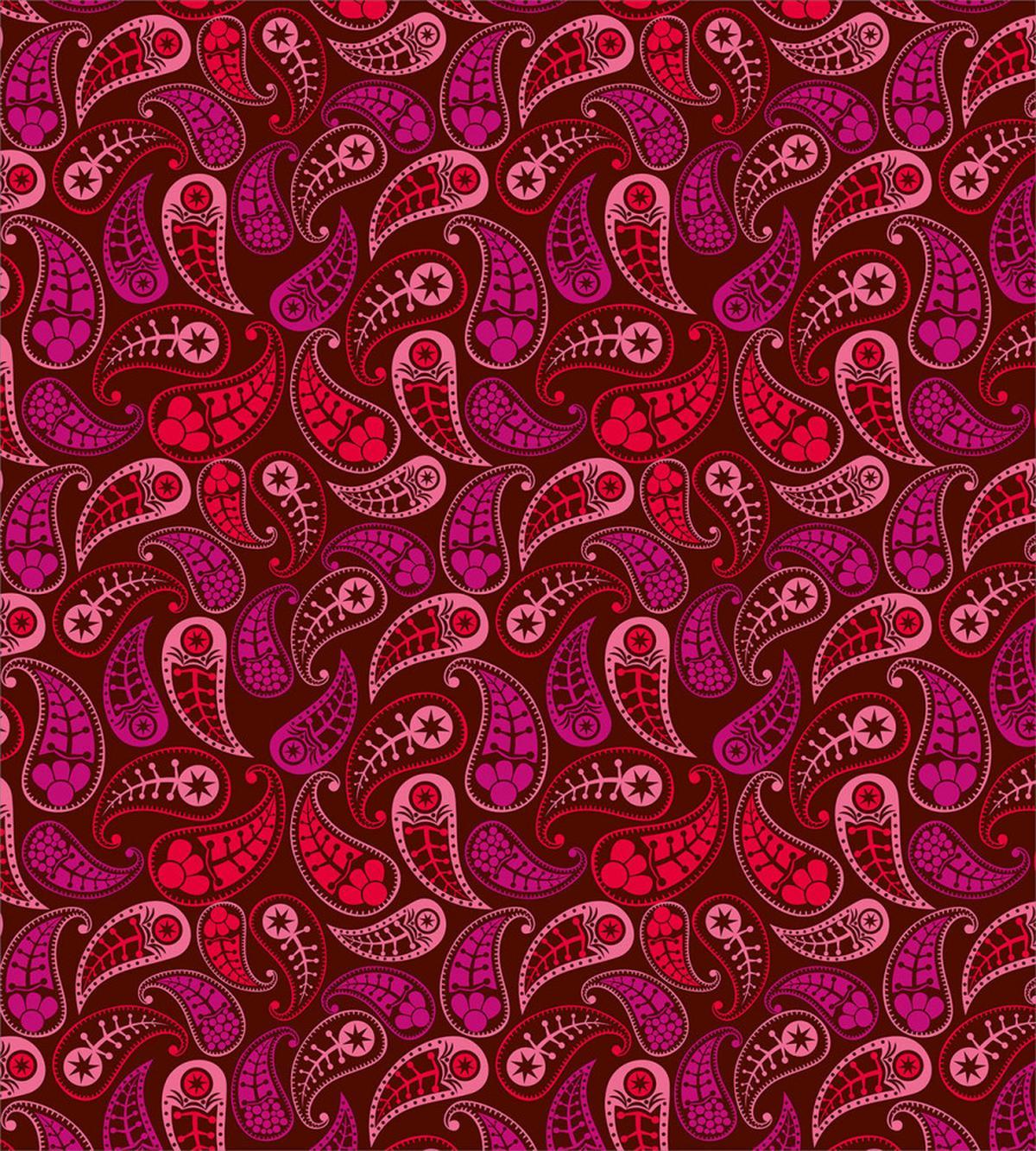 Rhythmic Drop Shaped Motifs — Pattern