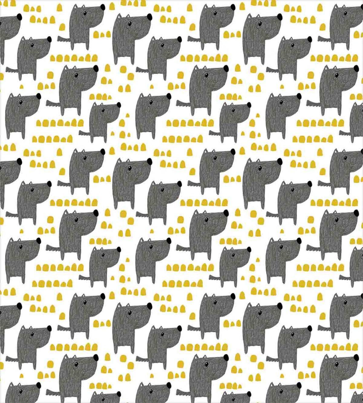 Sketch Style Canine Pattern — Pattern