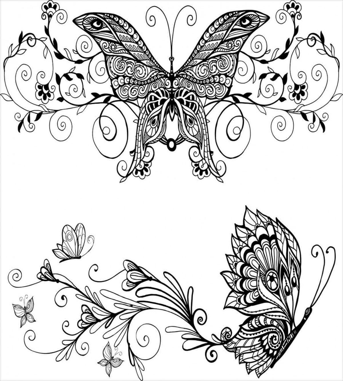 Butterfly Floral — Pattern
