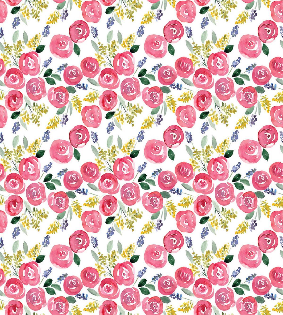 Fine Art Style Spring Flora — Pattern