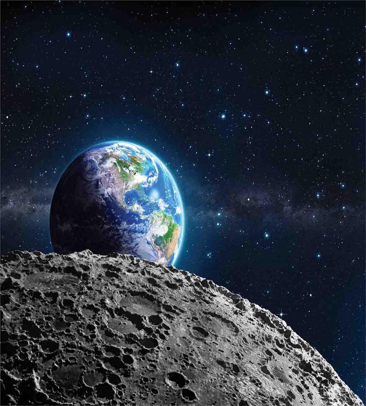 Moon Surface Luna Design — Pattern