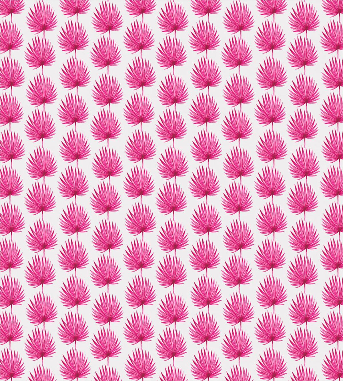 Watercolor Pink Leaves — Pattern