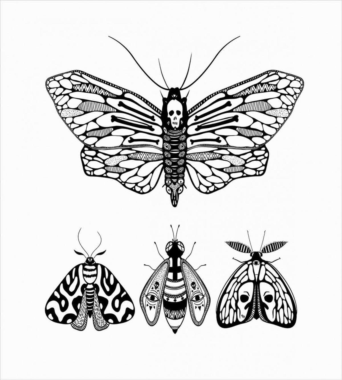Minimalist Wings Art — Pattern