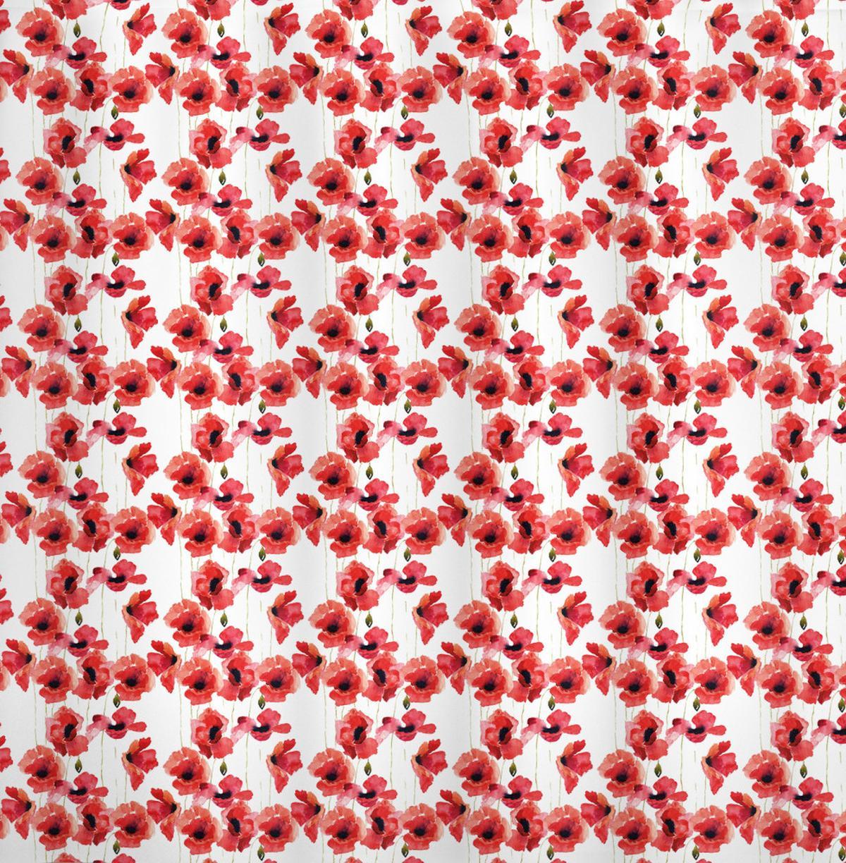 Spring Garden Poppy Art — Pattern