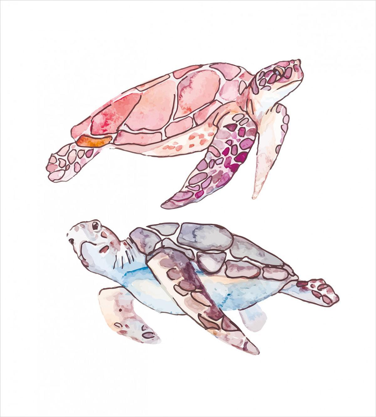 Watercolor Soft Artwork — Pattern