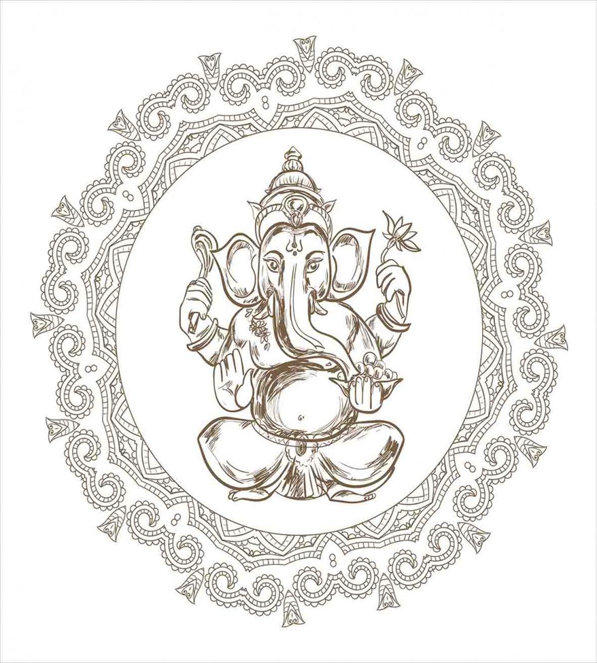 Mandala Ancient Symbol Asian — Pattern