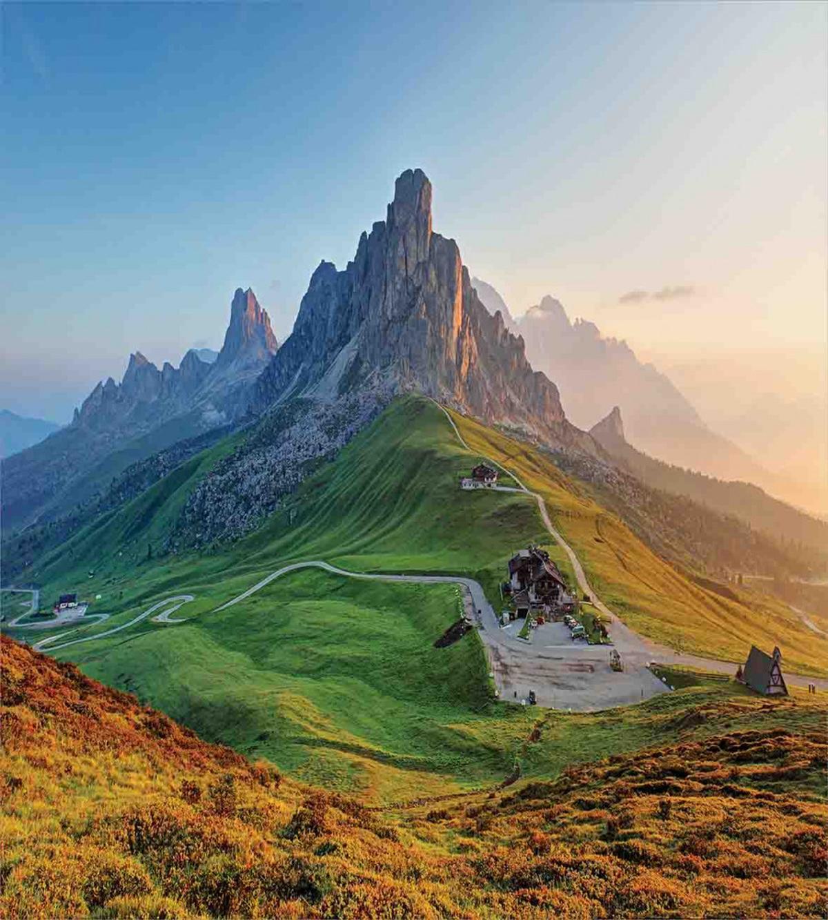 Sunrise at Dolomites — Pattern