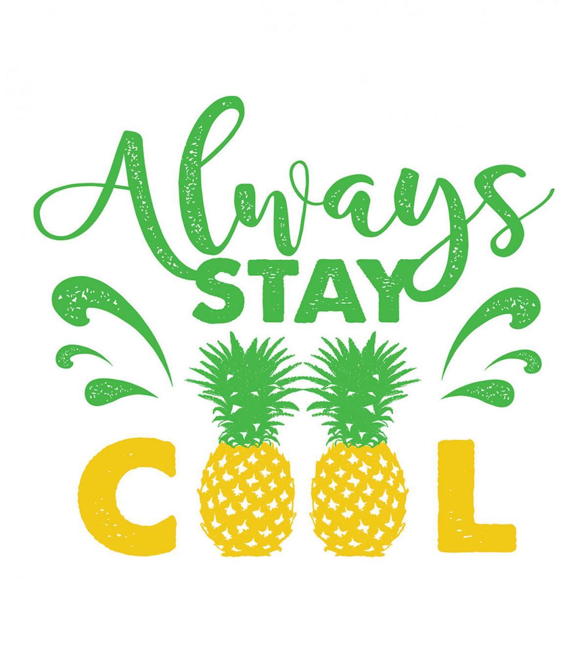 Summer Vibe Pineapple — Pattern